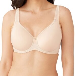 Wacoal tan nude underwire bra sz 44 D WL116